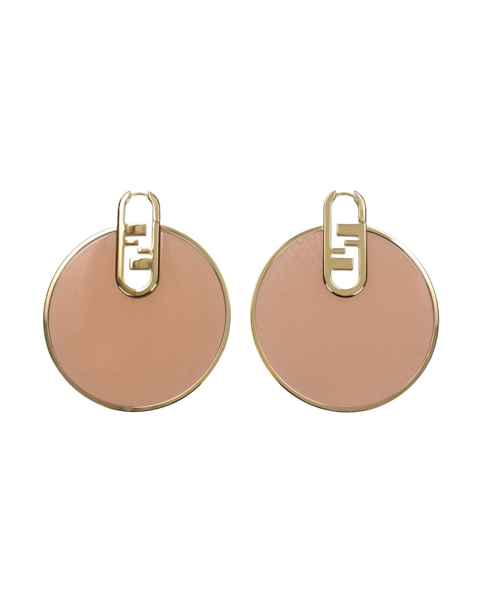 Fendi Plexiglass Pink Earrings