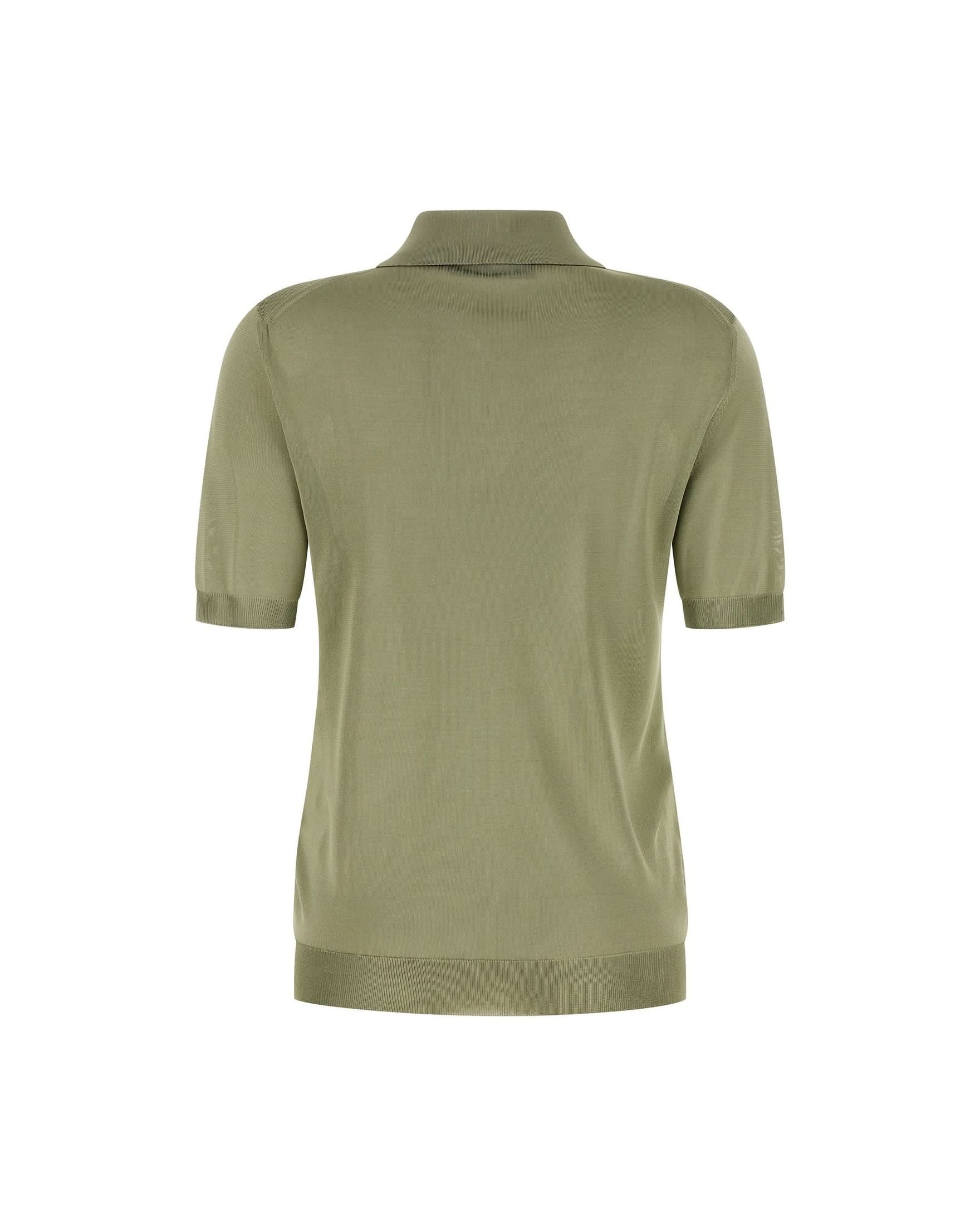 Fendi Shiny Viscose Polo Shirt Glam Steals