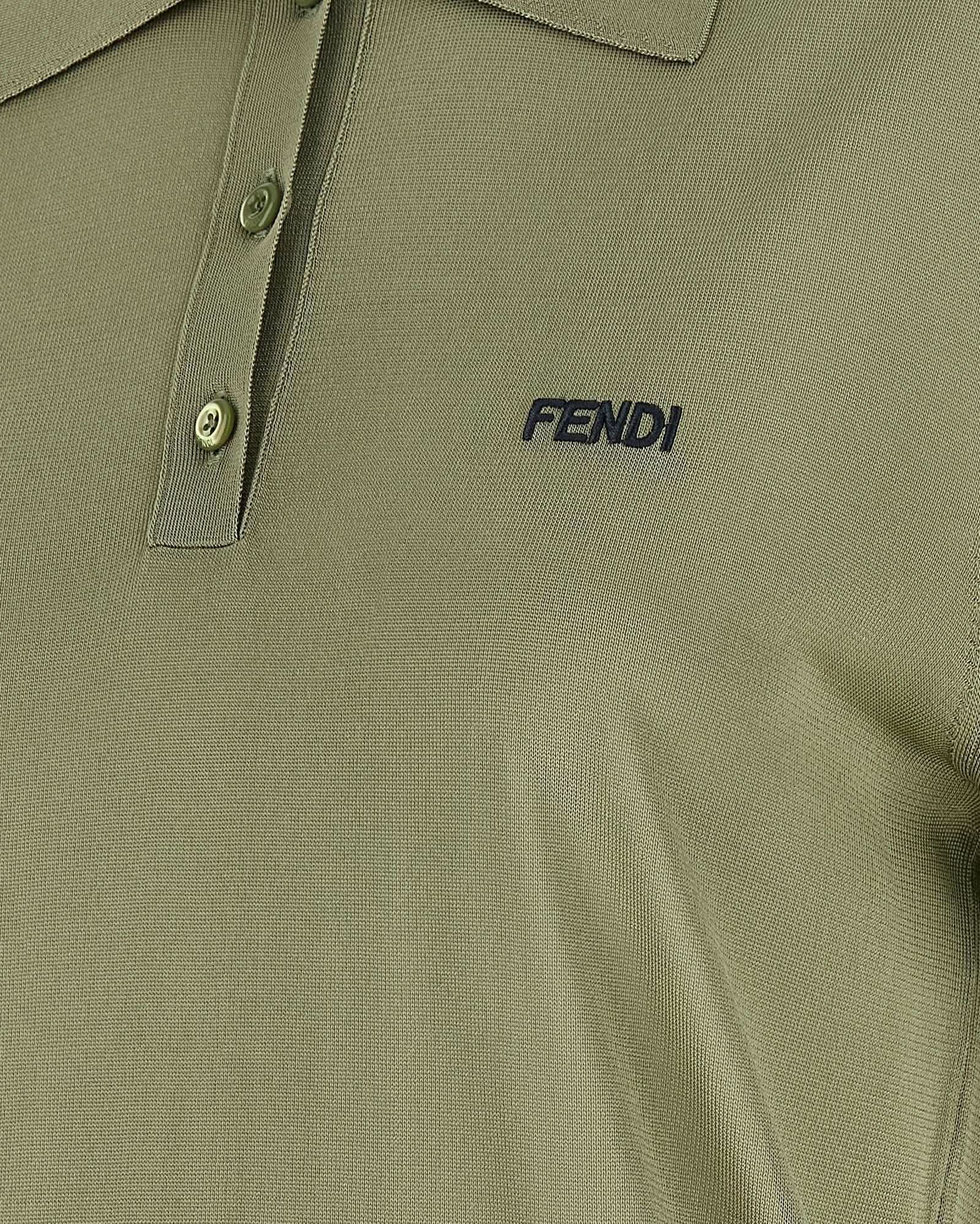 Fendi Shiny Viscose Polo Shirt Glam Steals