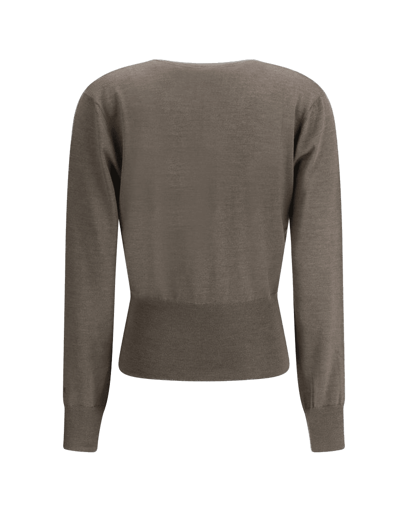 Fendi Silk Cashmere and Long Sleeve Sweater Glam Steals