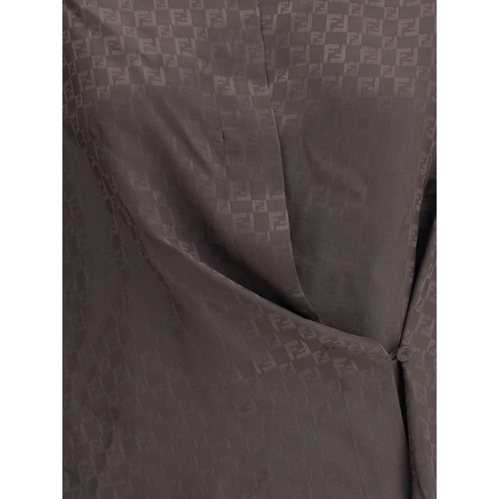 Fendi Silk Jacquard Shirt Glam Steals