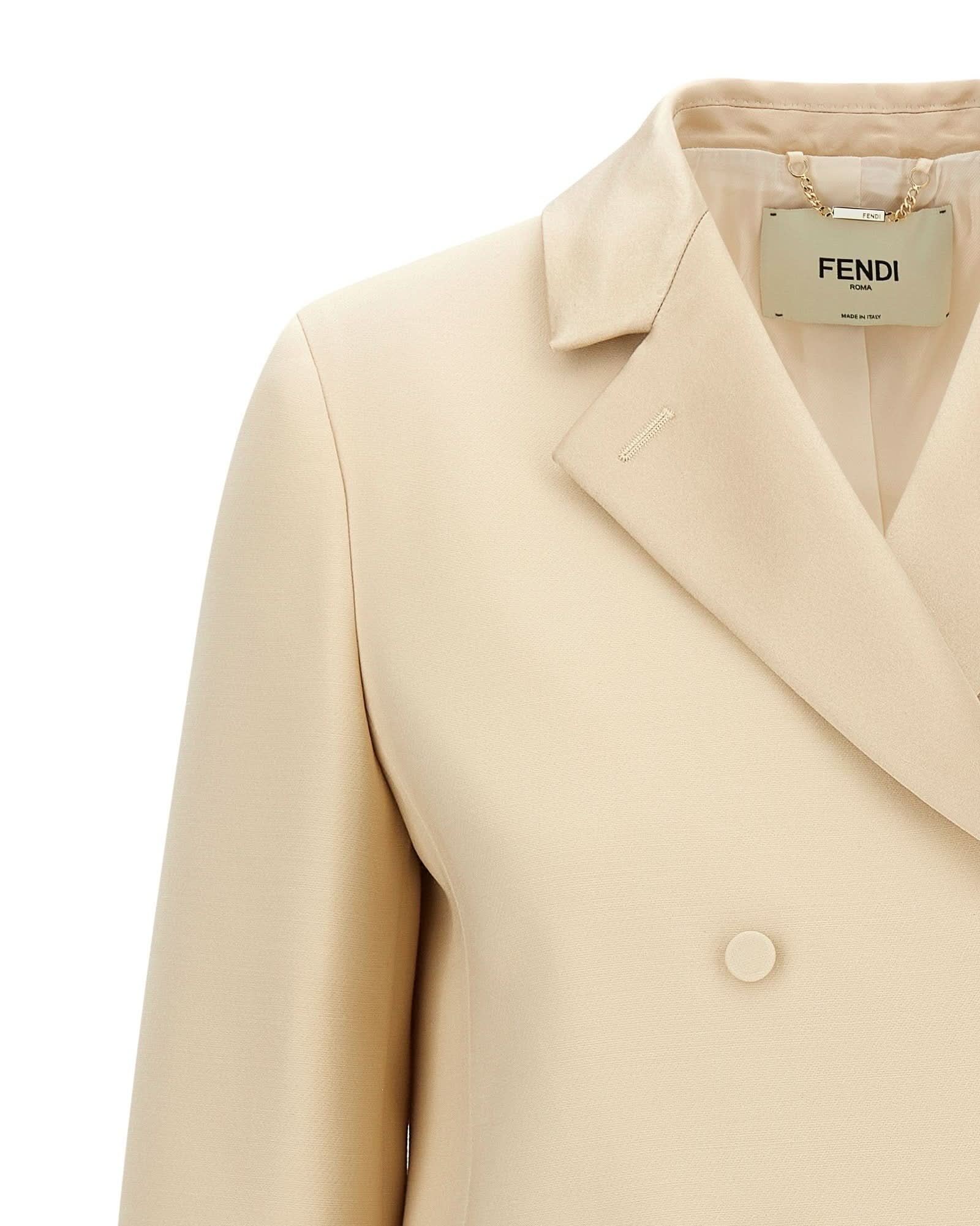 Fendi Silk Lapel Blazer Glam Steals