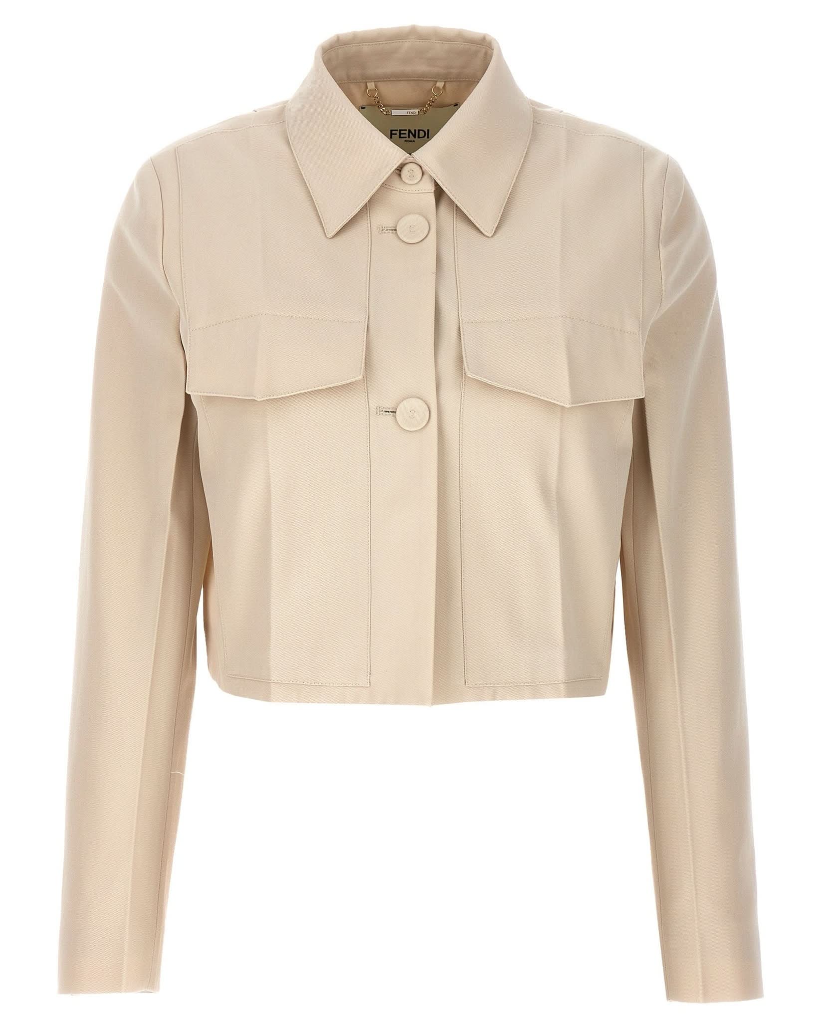 Fendi Tailored Crop Jacket Glam Steals