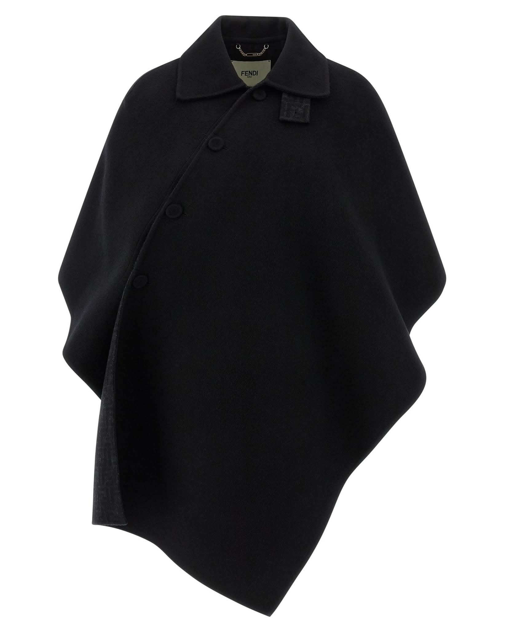 Fendi Wool Double Cape Glam Steals