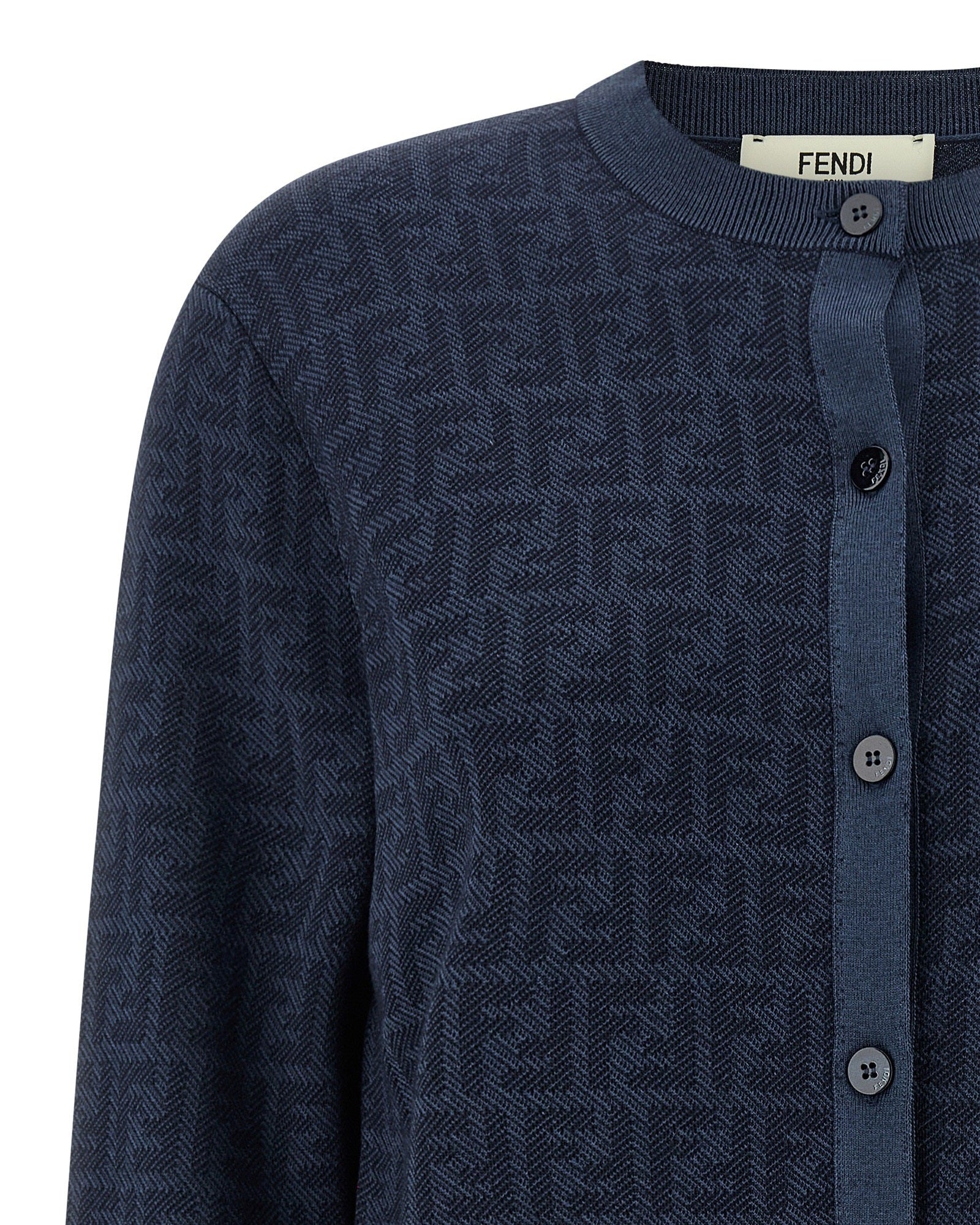Fendi Wool Ff Cardigan Glam Steals