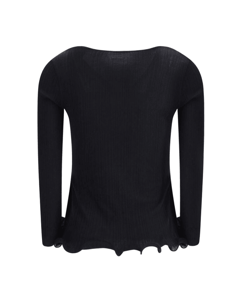Fendi Wool Long Sleeved Virgin Top Glam Steals