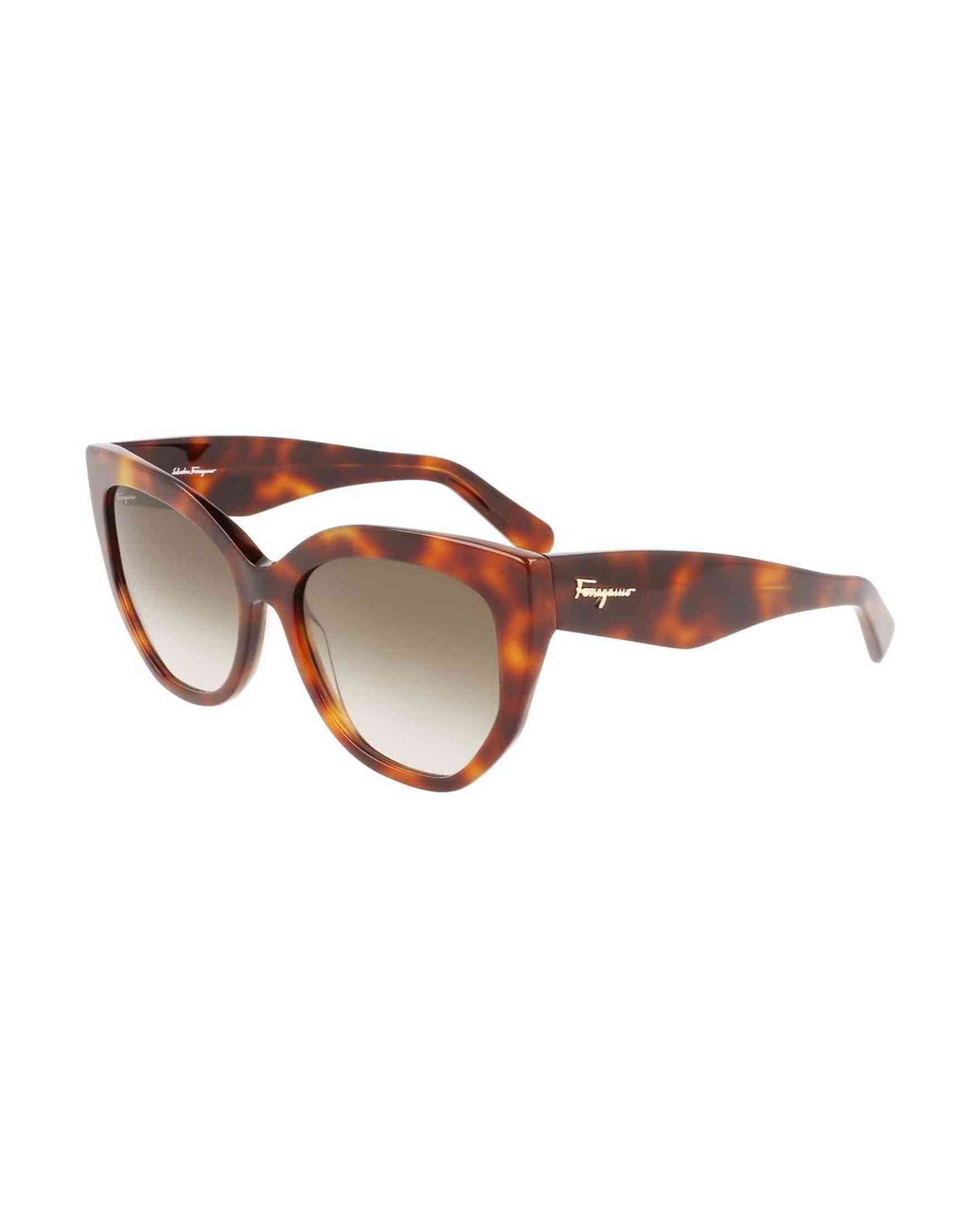 Ferragamo Acetate Brown Sunglasses Glam Steals