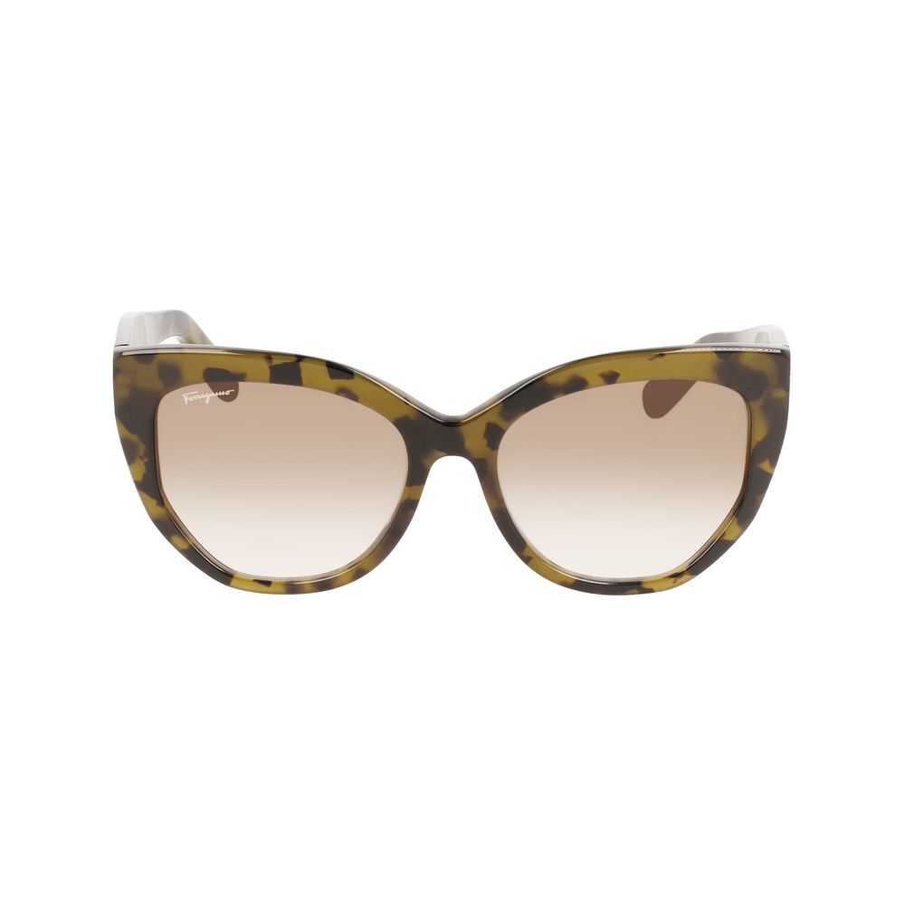 Ferragamo Acetate Brown Sunglasses Glam Steals