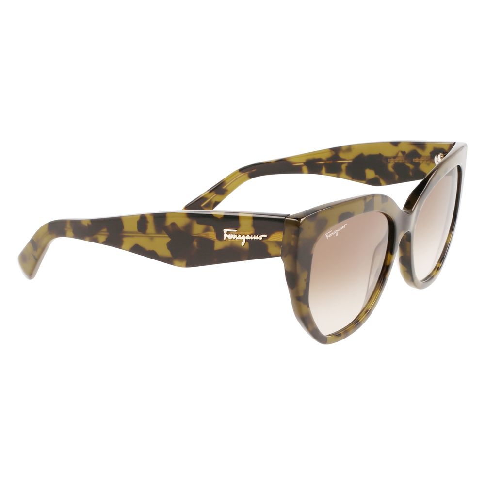 Ferragamo Acetate Brown Sunglasses Glam Steals