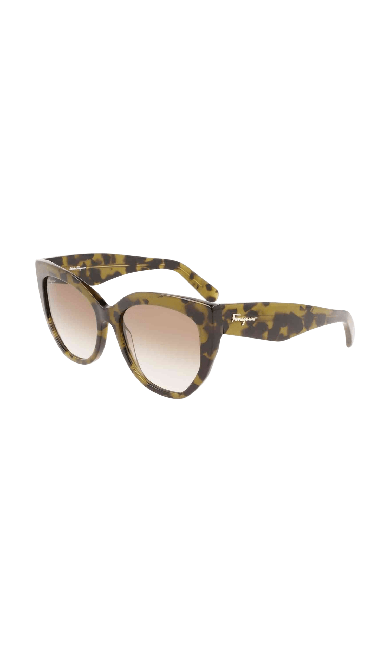 Ferragamo Acetate Brown Sunglasses Glam Steals
