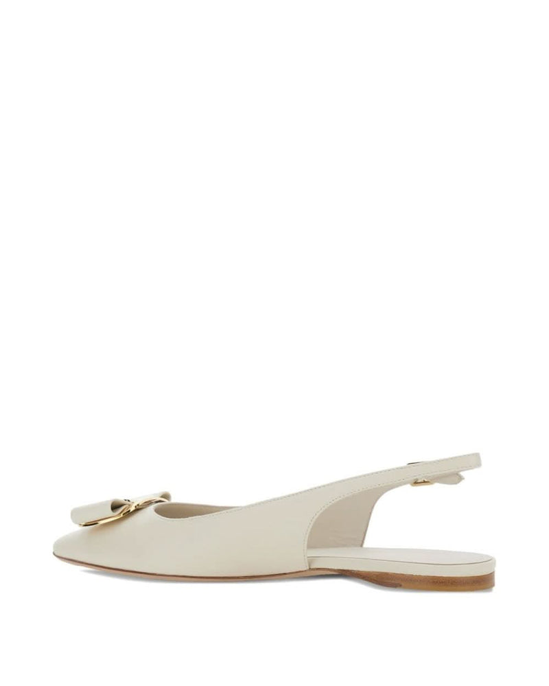 Ferragamo Beige Flat Shoes Flat Shoes