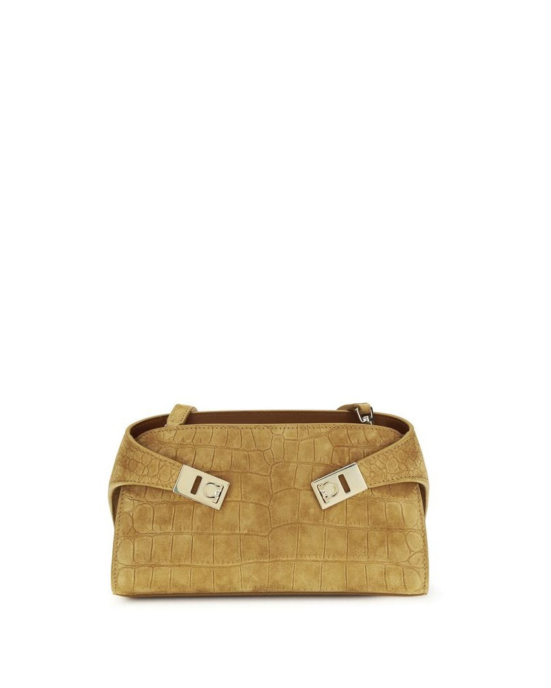 Ferragamo Beige Shoulder Bag Glam Steals
