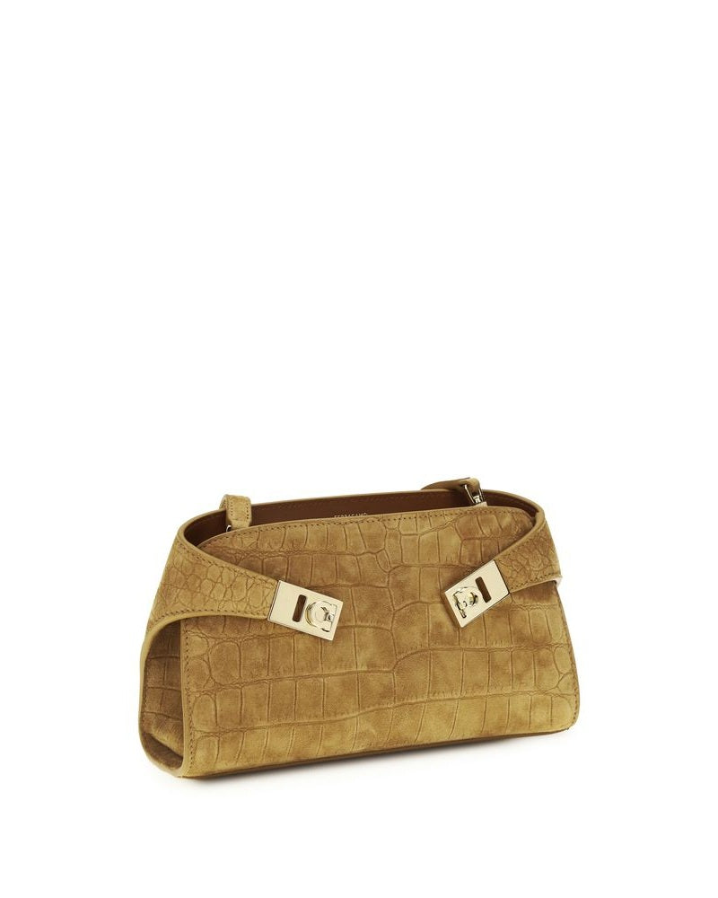 Ferragamo Beige Shoulder Bag Glam Steals