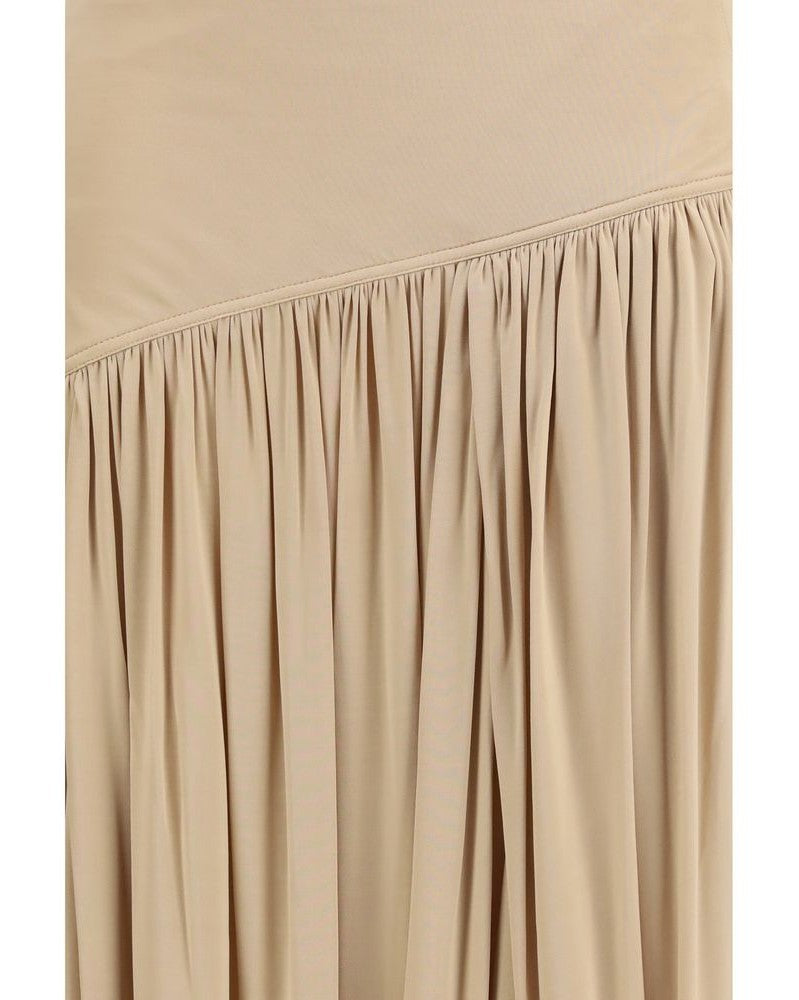Ferragamo Beige Viscose Skirt Glam Steals