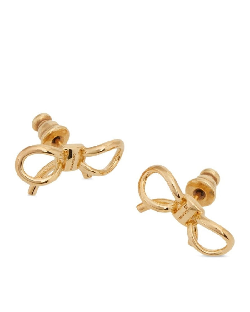 Ferragamo Bijoux Golden Earrings Glam Steals