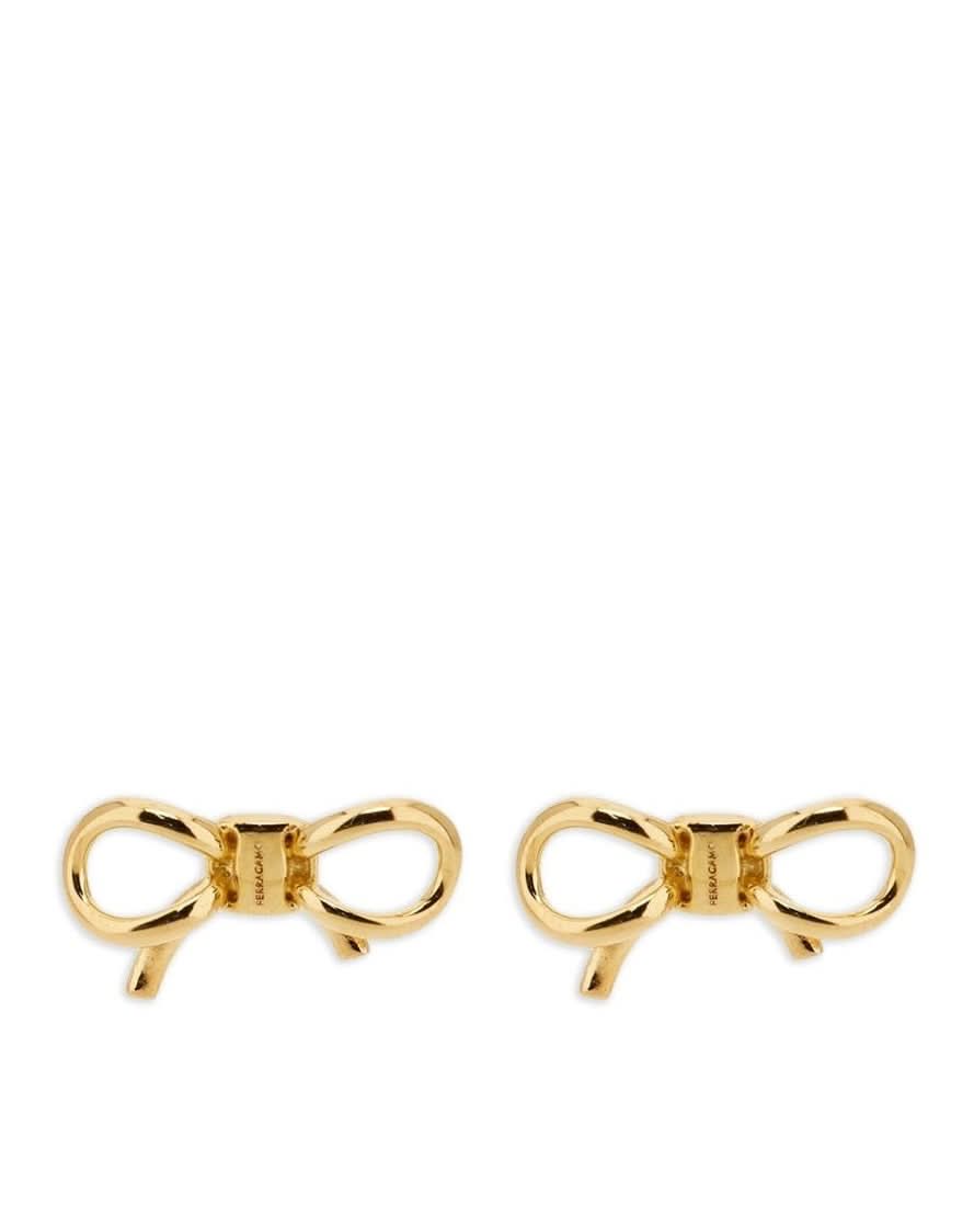Ferragamo Bijoux Golden Earrings