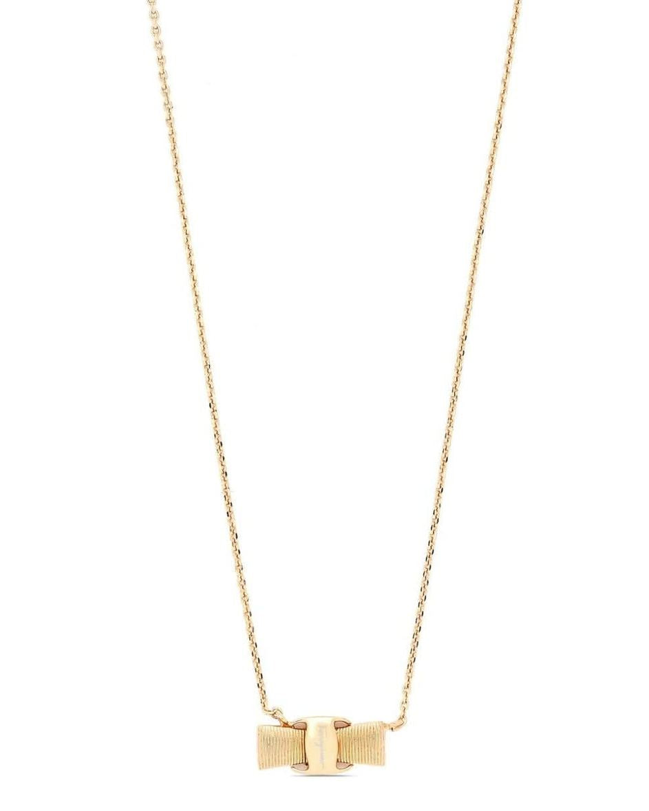 Ferragamo Bijoux Golden Necklaces