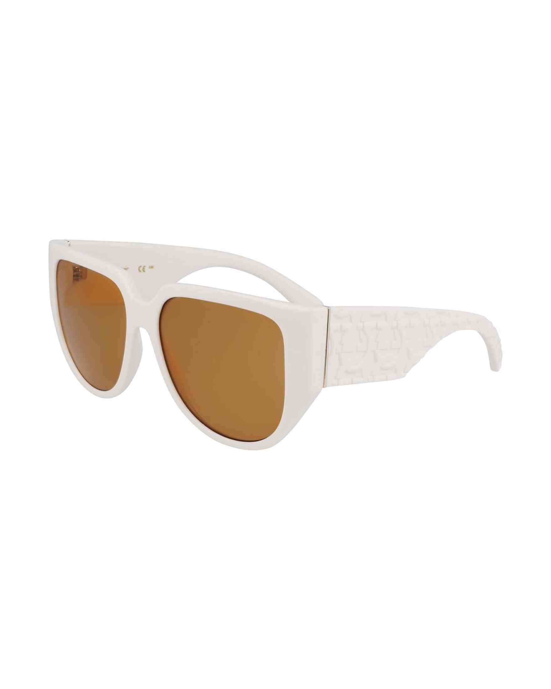 Ferragamo Bio Injected White Sunglasses Glam Steals