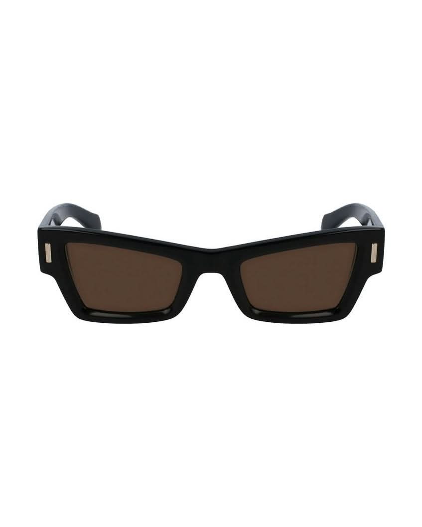 Ferragamo Black Acetate Sunglasses 