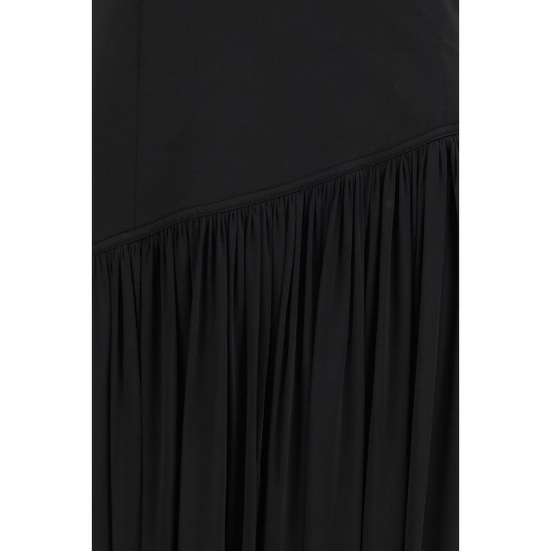 Ferragamo Black Viscose Cocktail Dress Glam Steals