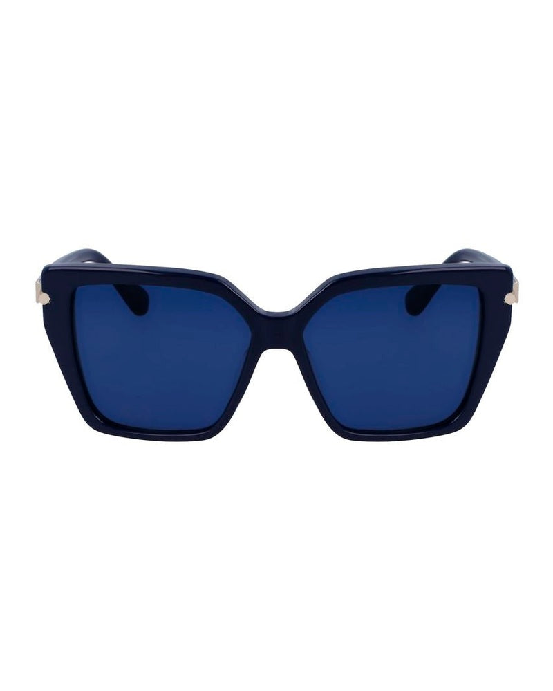 Ferragamo Blue Acetate Sunglasses Glam Steals