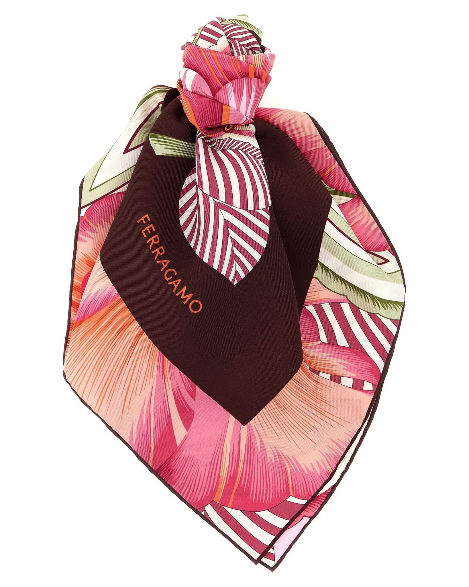 Ferragamo Brezza Print Scarf Glam Steals