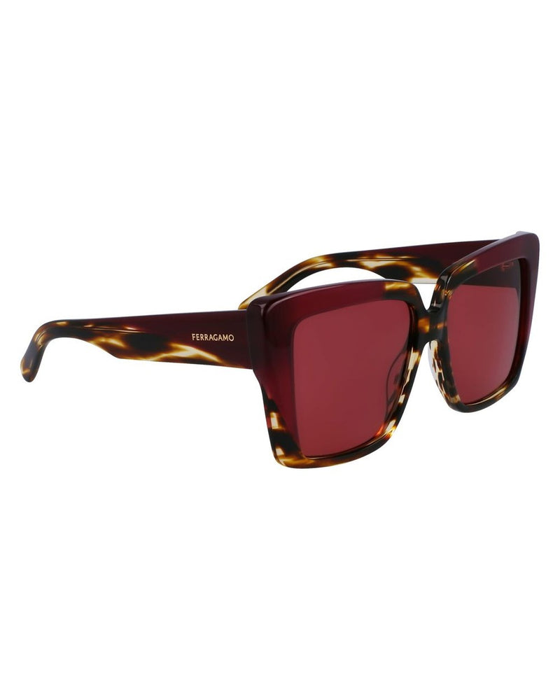 Ferragamo Brown Acetate Sunglasses Glam Steals