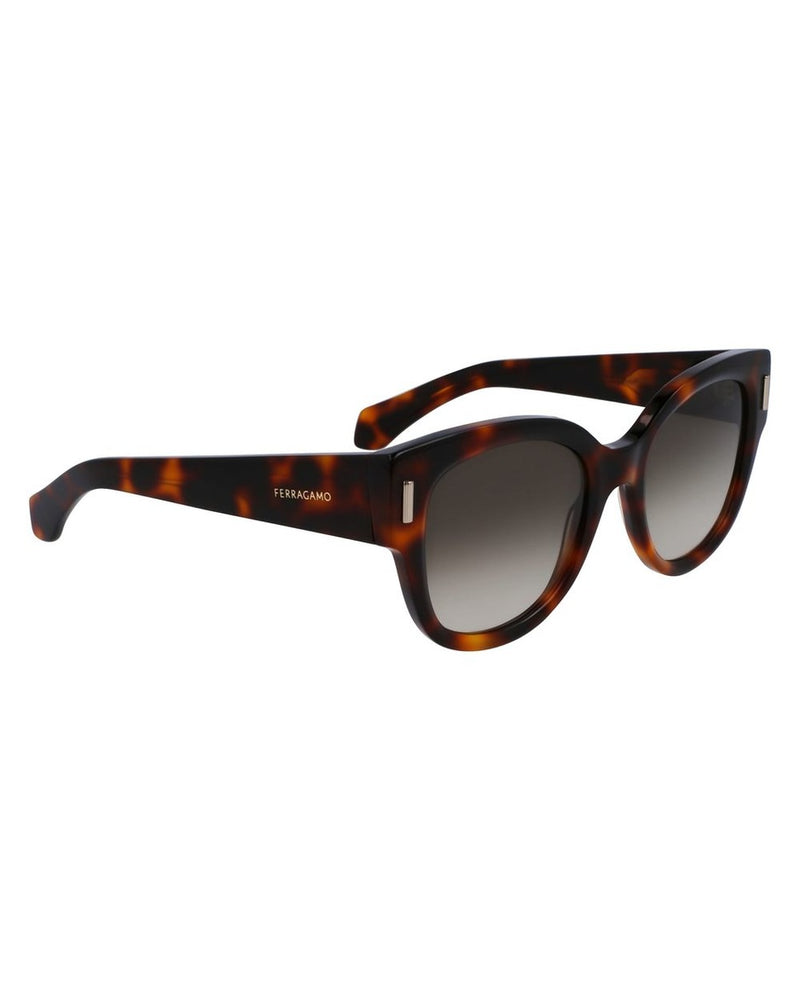 Ferragamo Brown Acetate Sunglasses Glam Steals