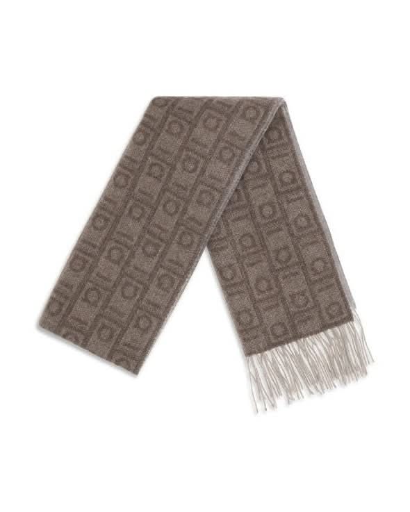 Ferragamo Brown Cashmere Scarf 