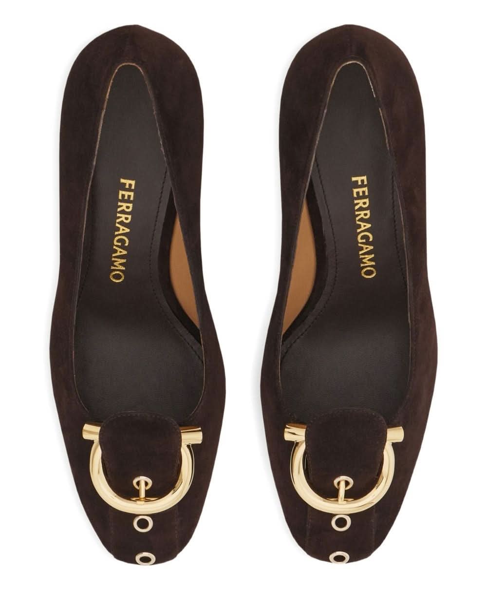 Ferragamo Brown Heel Glam Steals