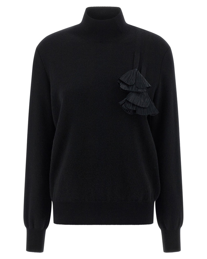 Ferragamo Floral Insert Sweater Glam Steals