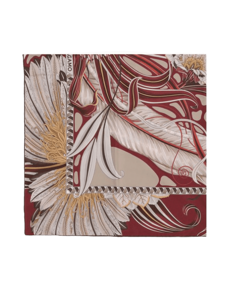 Ferragamo Giada Print Silk Scarf Glam Steals