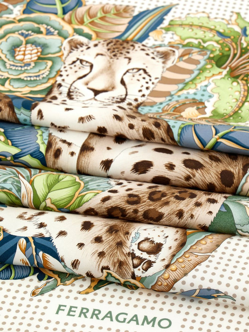 Ferragamo Green Scarf Glam Steals