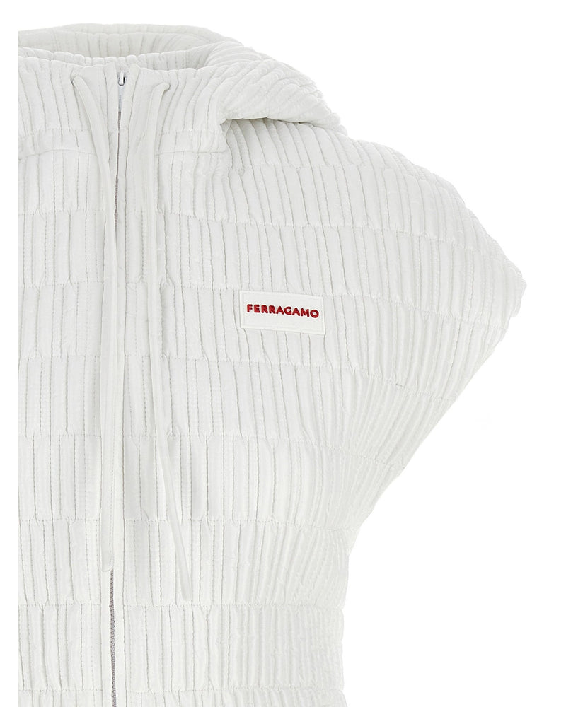 Ferragamo Hooded Vest Glam Steals