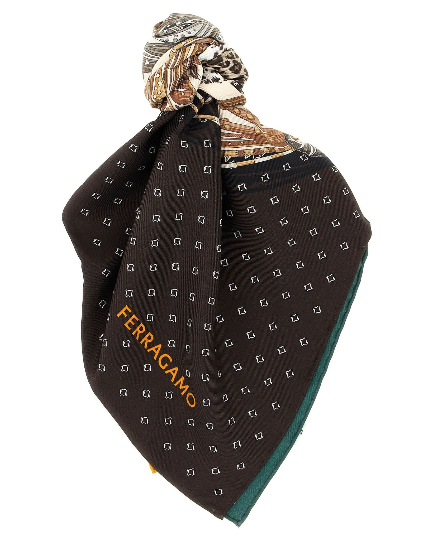 Ferragamo Madras Print Scarf Glam Steals