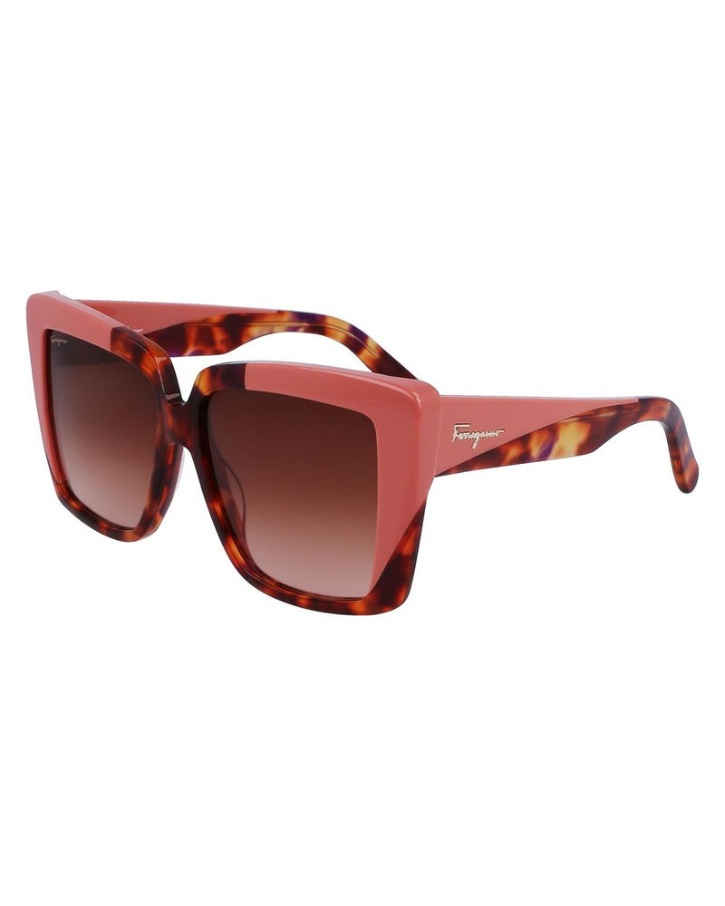 Ferragamo Multicolor Acetate Sunglasses Glam Steals