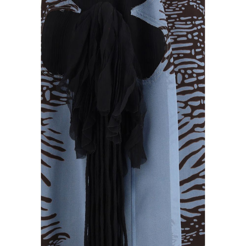 Ferragamo Multicolor Silk Skirt Glam Steals