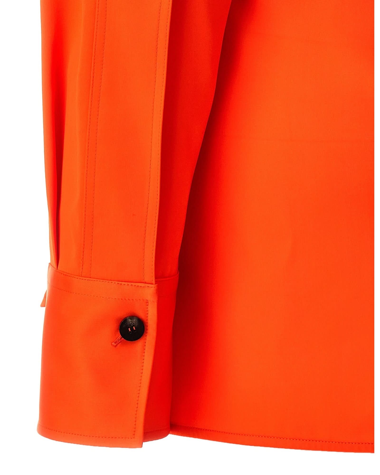 Ferragamo Satin Asymmetric Shirt Glam Steals