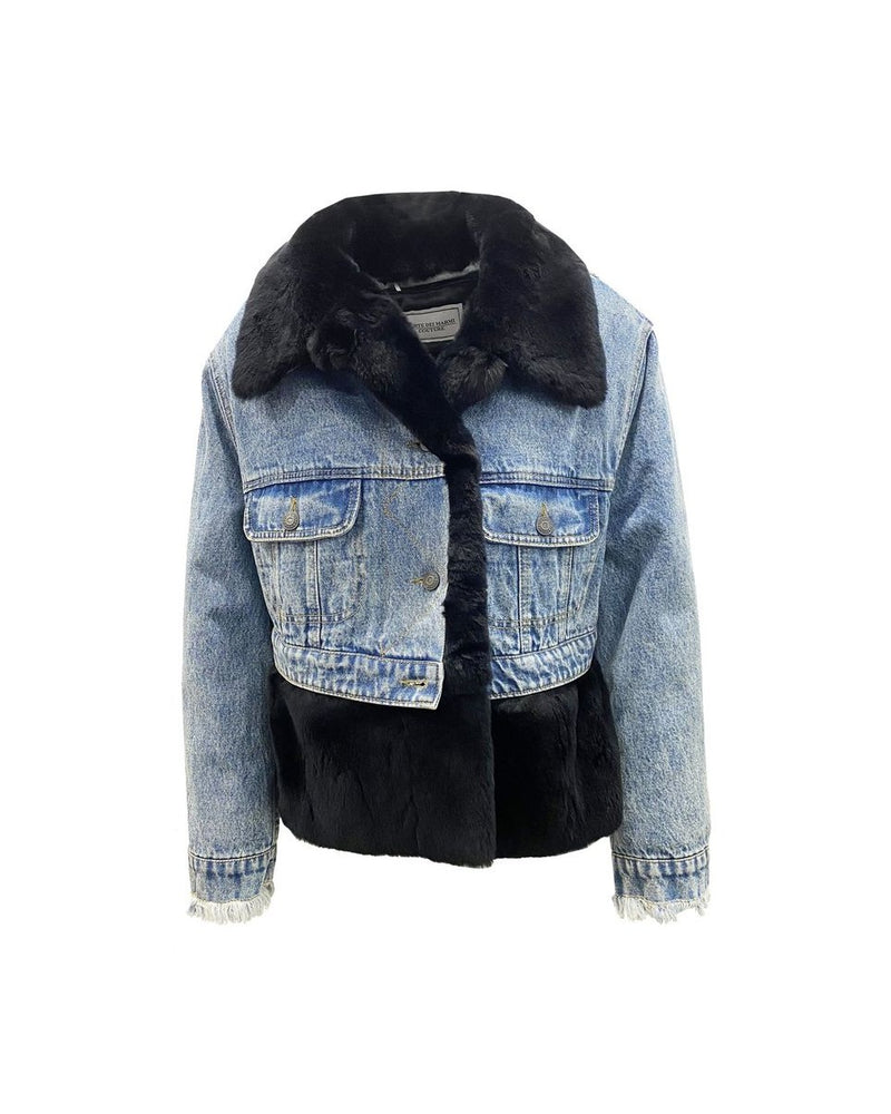 Forte Dei Marmi Couture Blue Cotton Denim Jacket Glam Steals