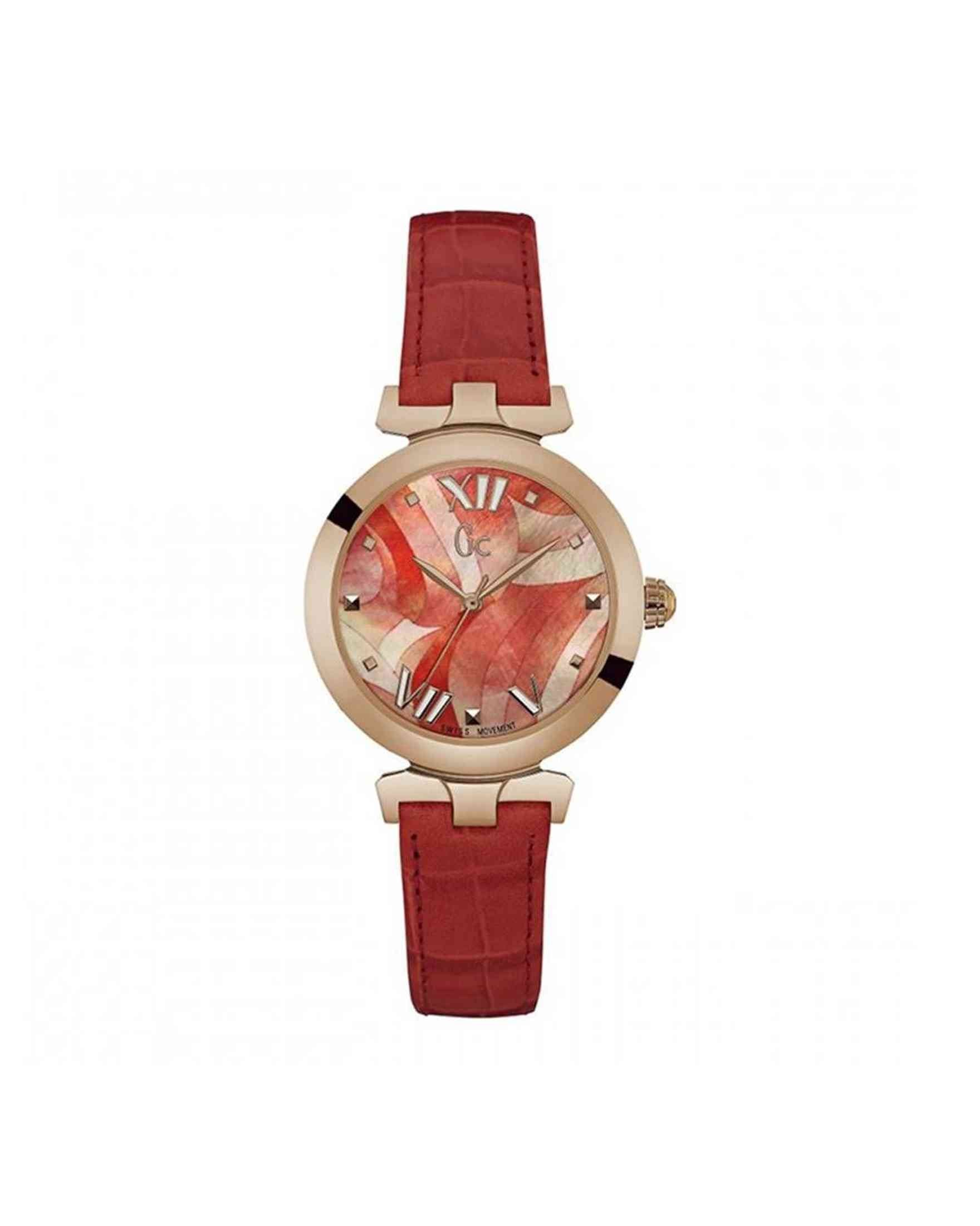 Gcds Orange Leather Gc Watch Glam Steals