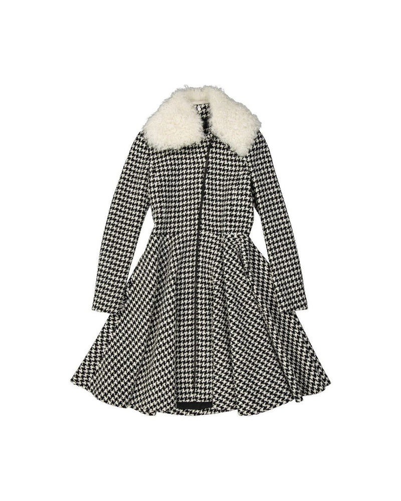 Giambattista Valli Black Virgin Wool Coat Glam Steals