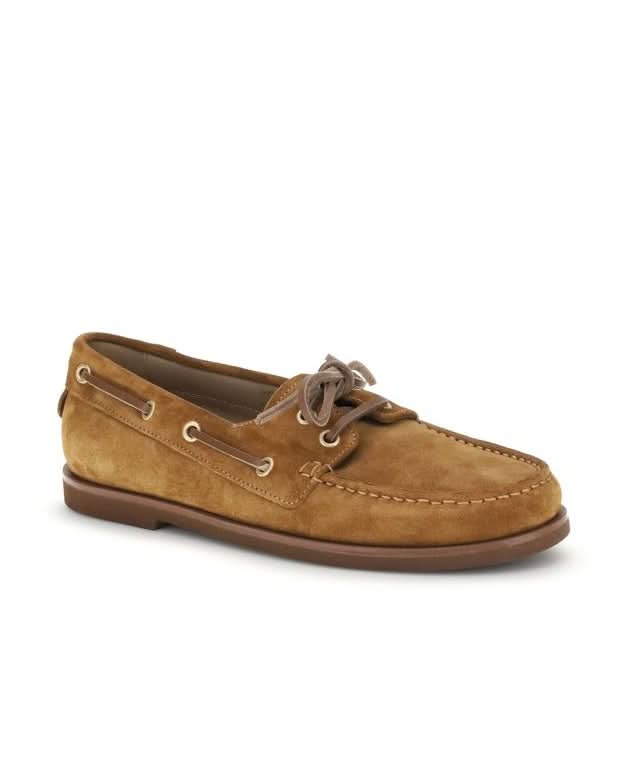 Gianvito Rossi Brown Calf Leather Bos Taurus Slip On Loafers Flats