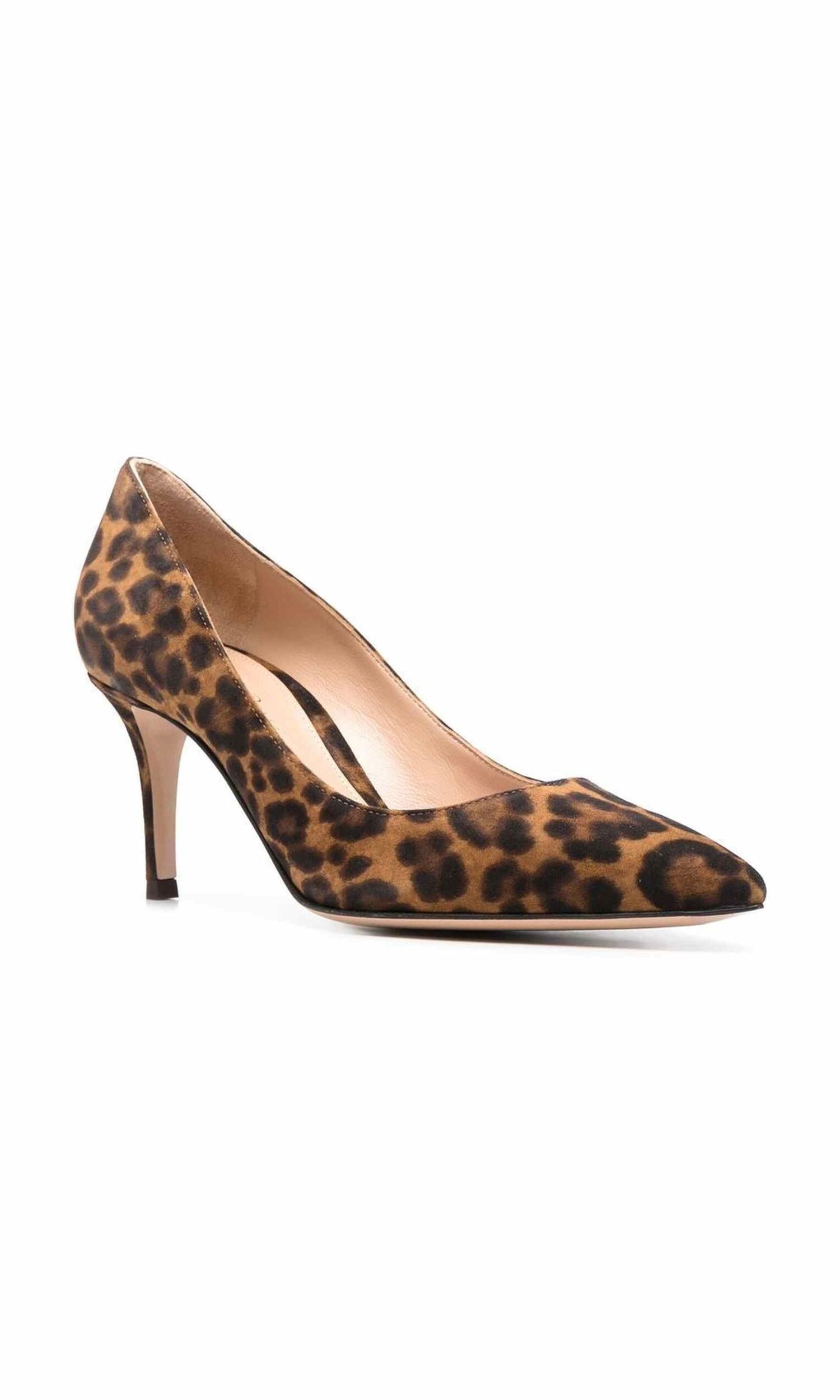 Gianvito Rossi Brown Heel Glam Steals