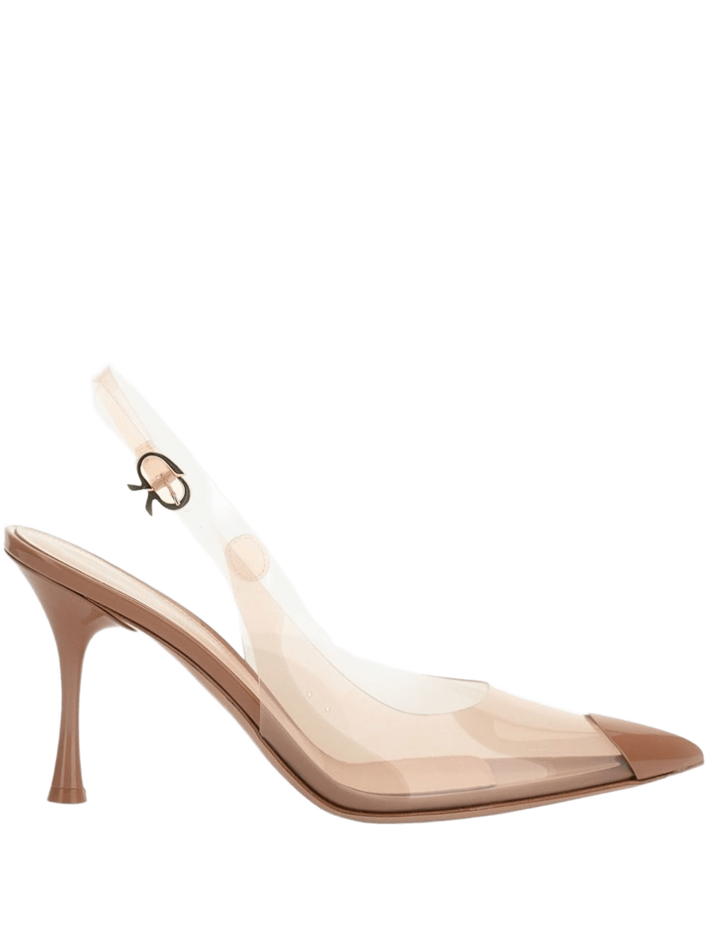 Gianvito Rossi Brown Leather Heel Glam Steals