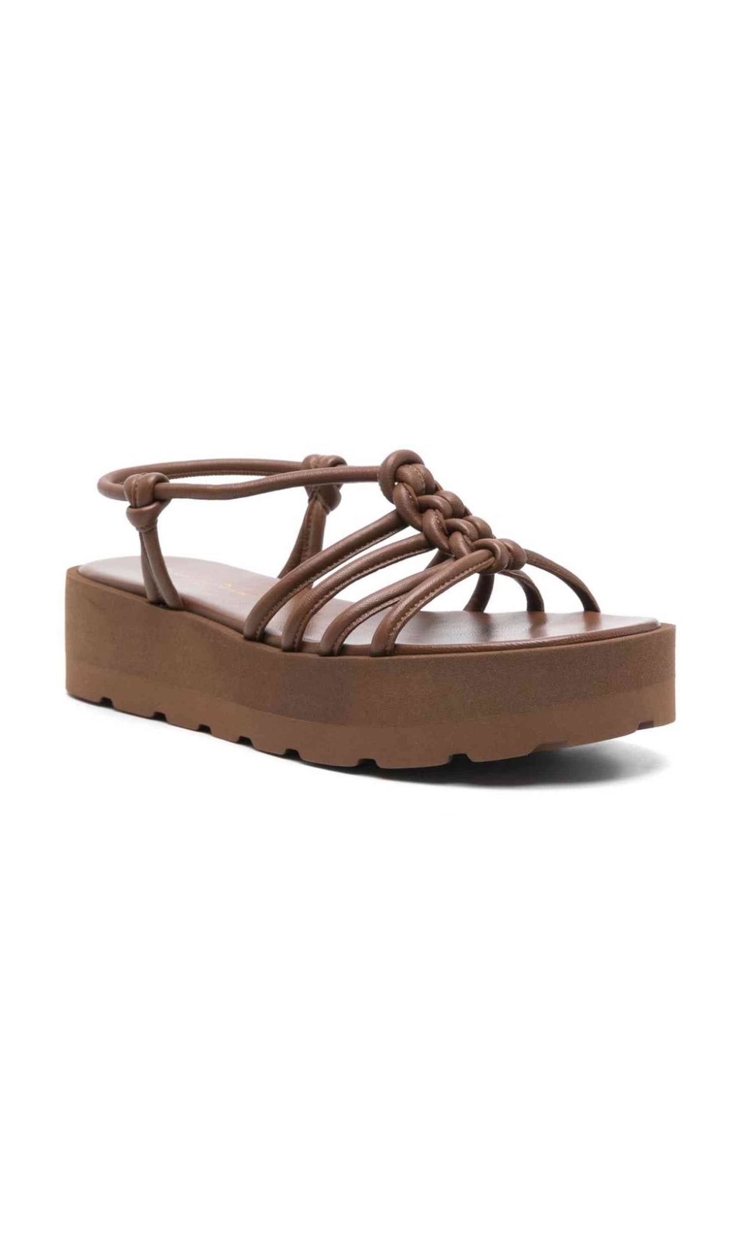 Gianvito Rossi Brown Leather Sandals Glam Steals