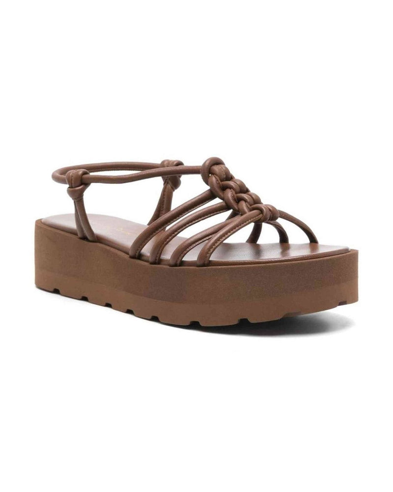 Gianvito Rossi Brown Leather Sandals Sandals