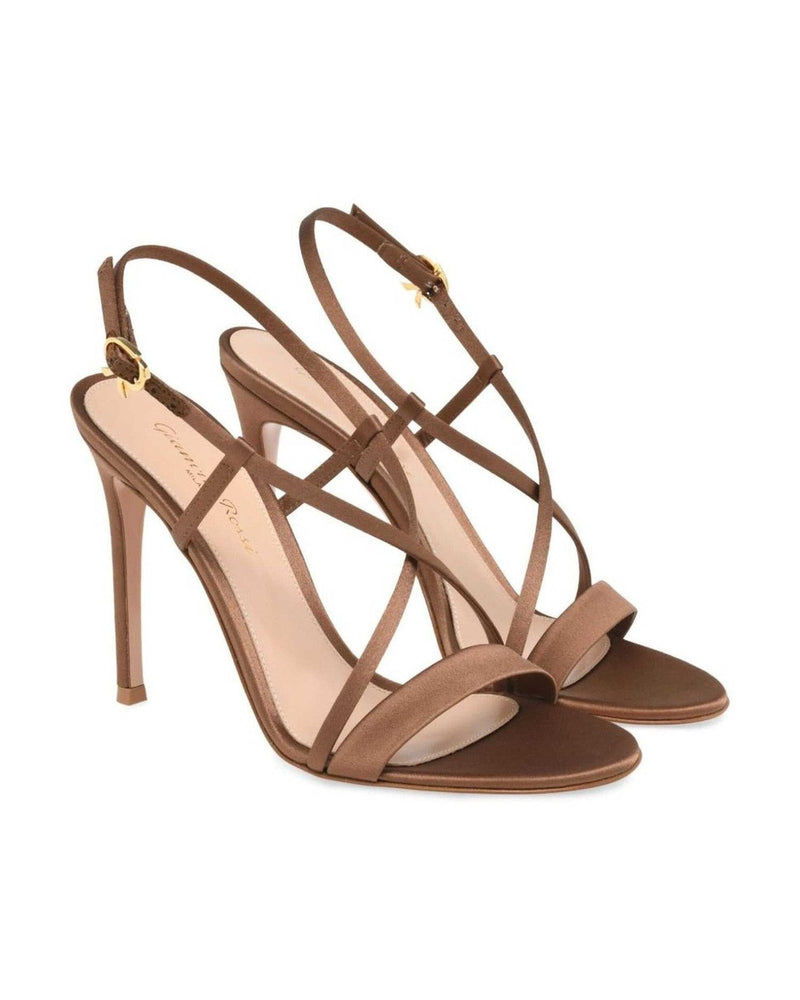 Gianvito Rossi Brown Leather Sandals Glam Steals