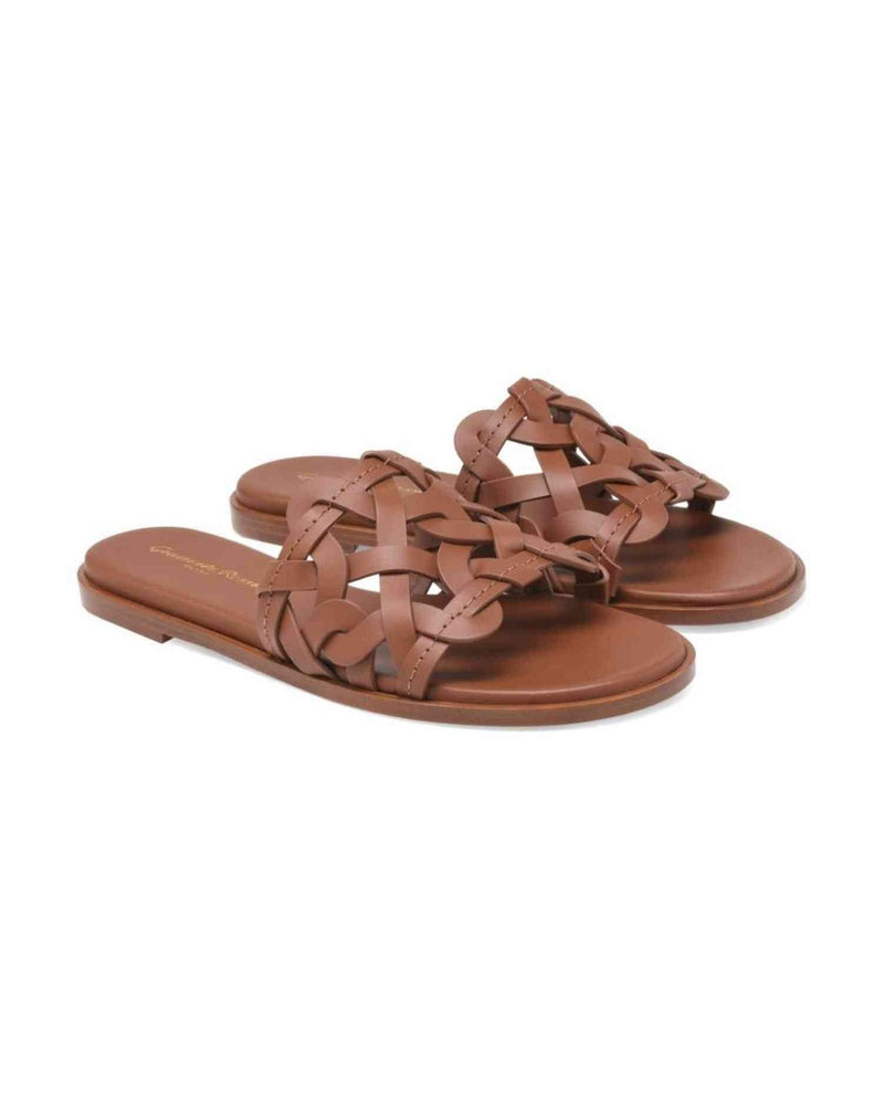 Gianvito Rossi Brown Leather Sandals Sandals