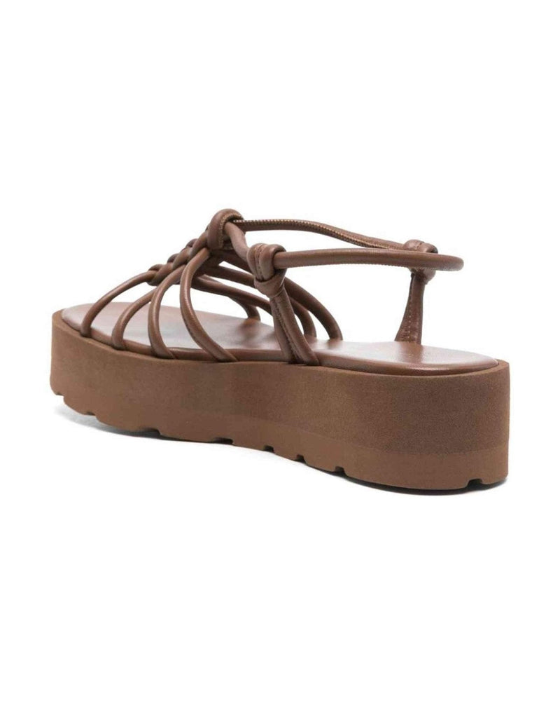 Gianvito Rossi Brown Leather Sandals Sandals