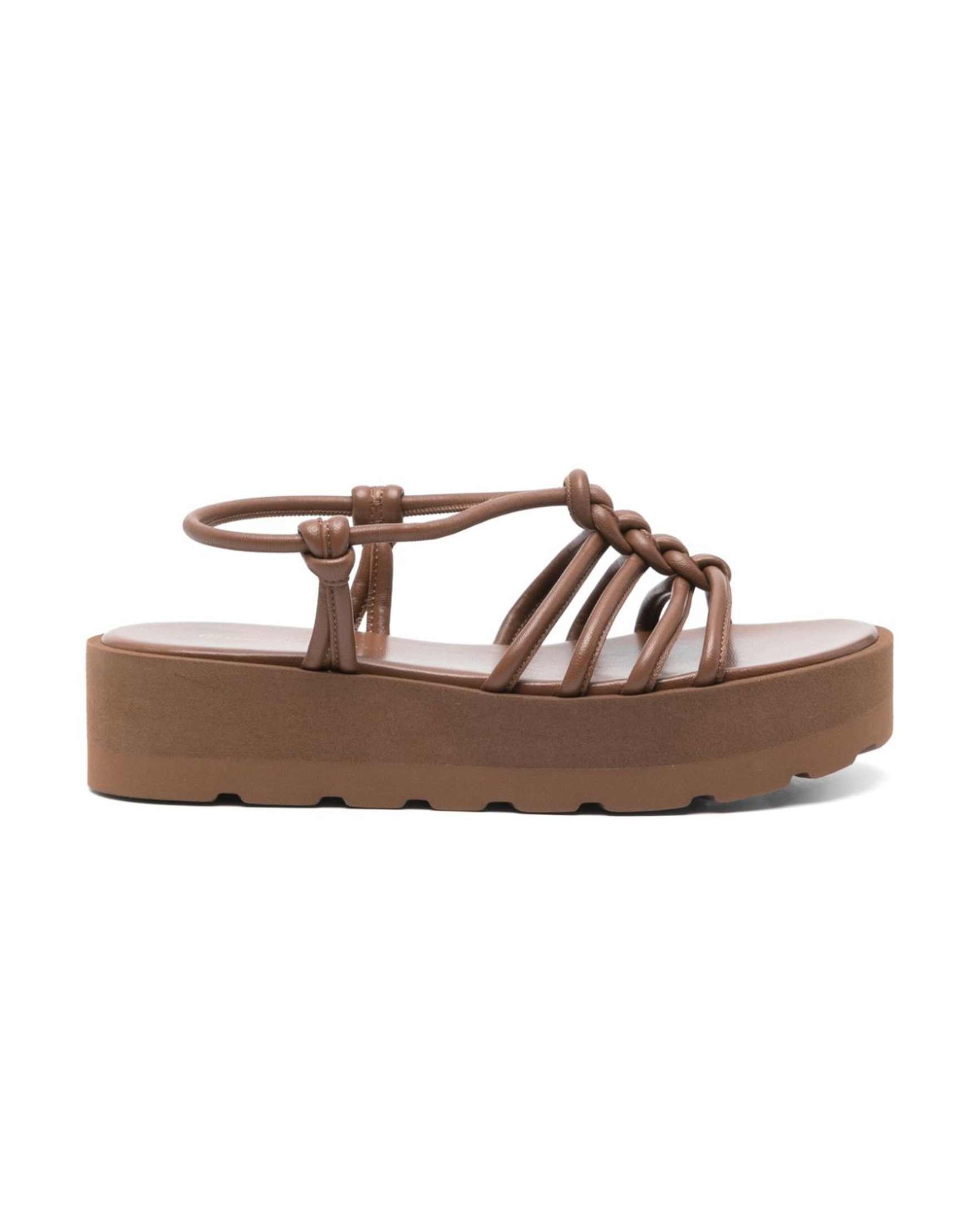 Gianvito Rossi Brown Leather Sandals Glam Steals